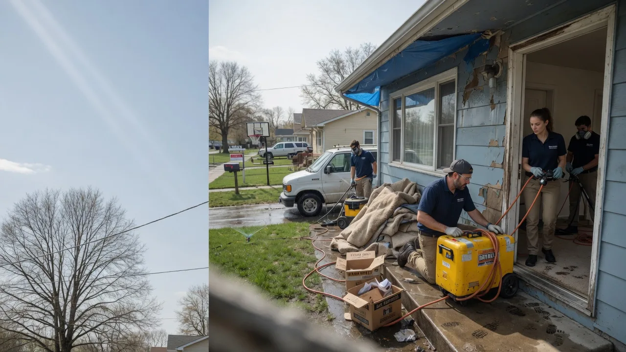 Basement Flood Cleanup in Nisland, SD near me